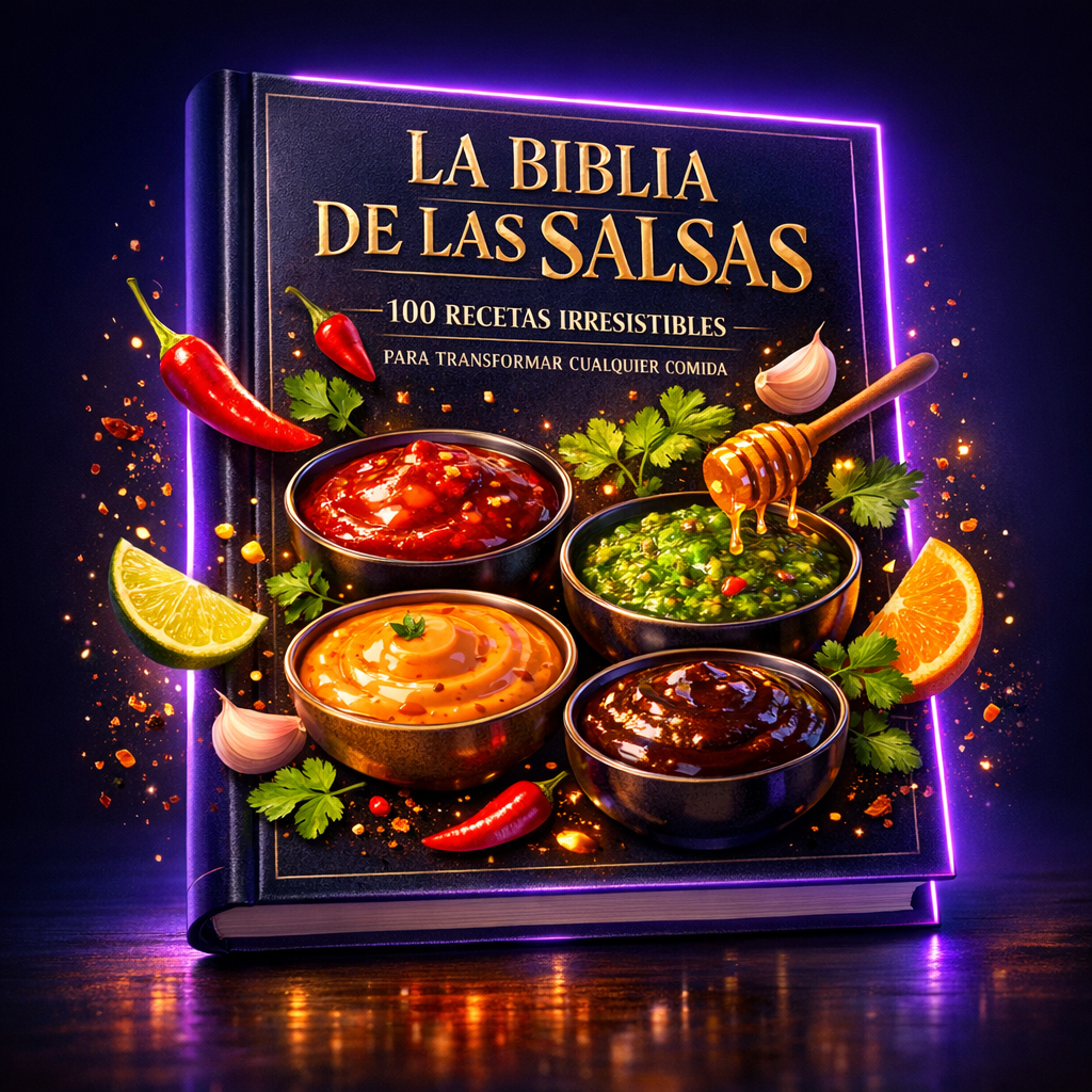 La Biblia de las Salsas 🔥 Descubre 100 recetas que convierten comidas simples en platos irresistibles